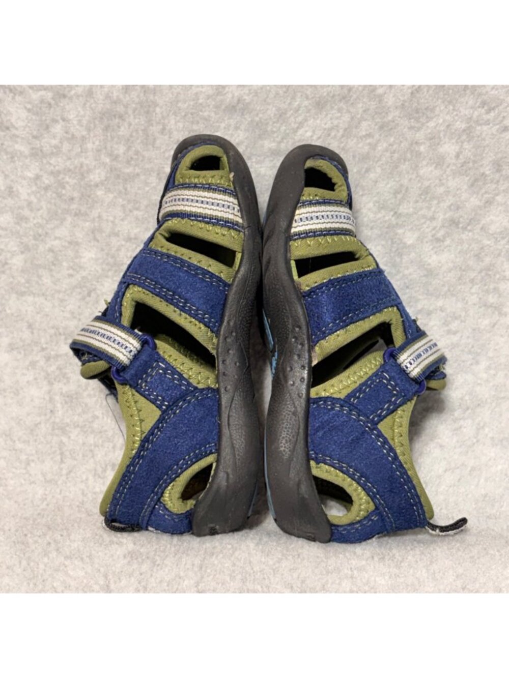 PEDIPED Boys Sandals Toddler Size 7 Sahara Sandals Blue Green - Picture 8 of 12